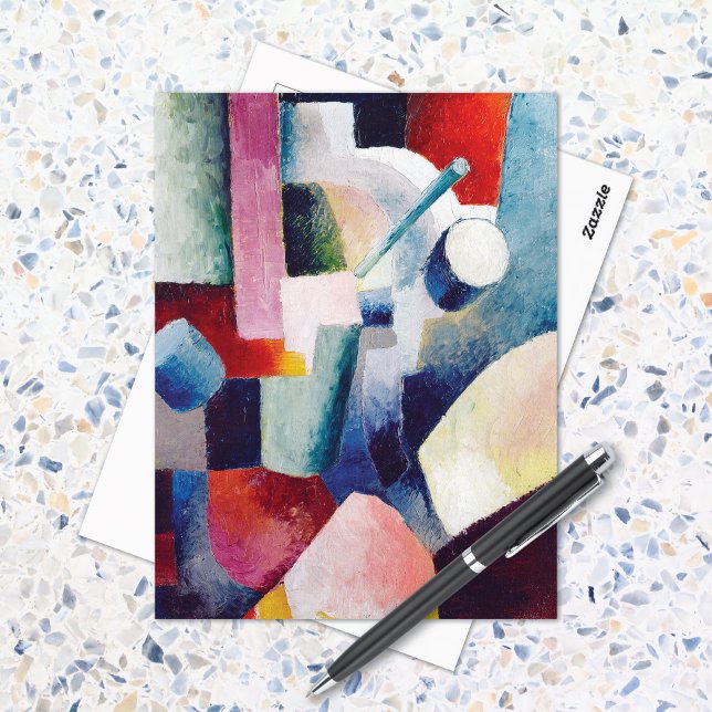 Cartão Postal Formulários coloridos Macke de 1914 August (Criador carregado)