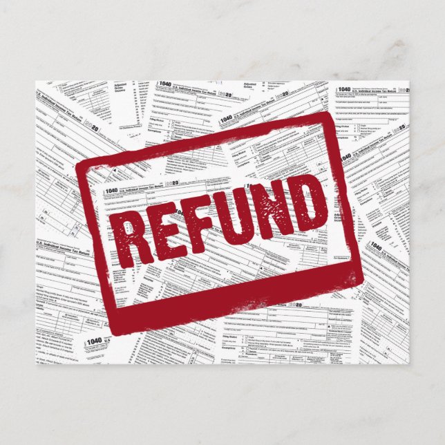 Cartão Postal Formulários fiscais para 2020 (Frente)