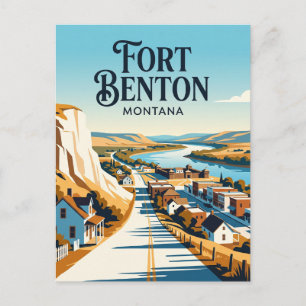 Cartão Postal Fort Benton EUA
