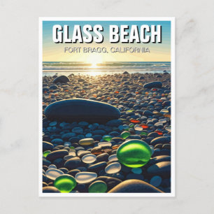 Cartão Postal Fort Bragg Glass Beach California
