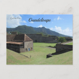 Cartão Postal Fort Delgres sobre Basse-Terre em Guadalupe