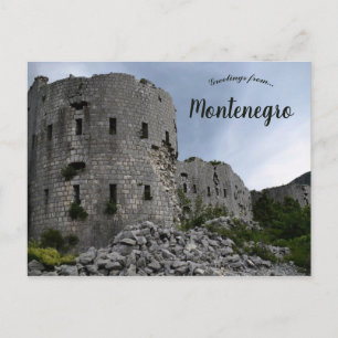 Cartão Postal Fort Kosmač Montenegro