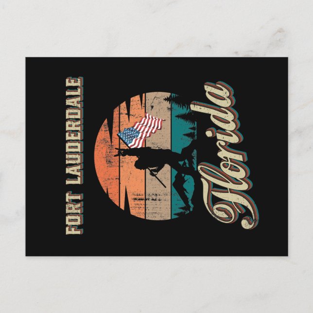 Cartão Postal Fort Lauderdale Flórida (Frente)