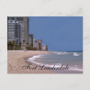 Cartão postal Fort Lauderdale Florida Beach & Ocea