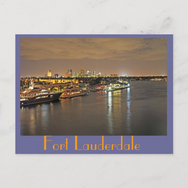 Cartão Postal Fort Lauderdale, Veneza das Américas (Frente)
