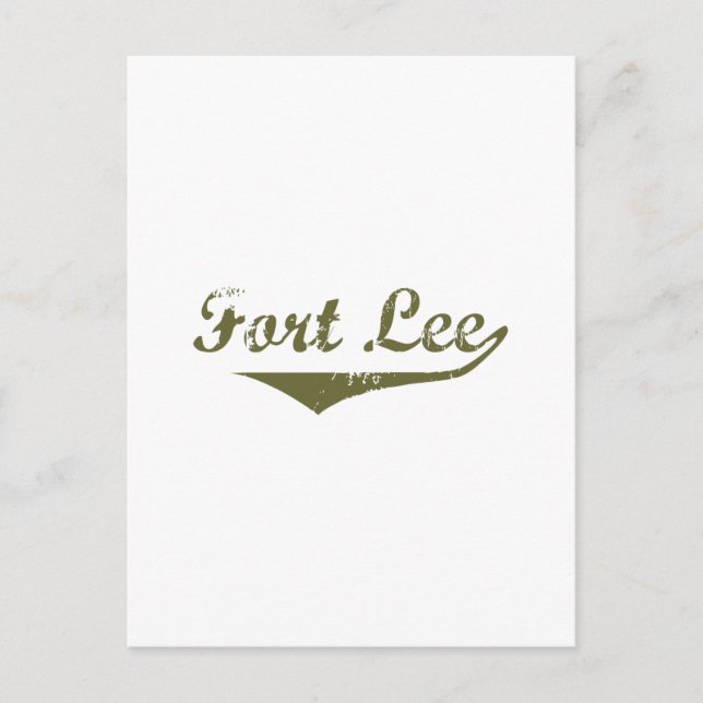 Cartão Postal Fort Lee Revolution t shirts (Frente)