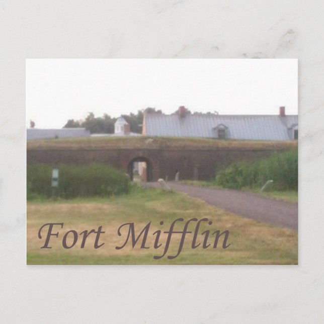 CARTÃO POSTAL FORT MIFFLIN (Frente)