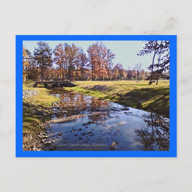 Cartão Postal Fort Oglethorpe, Geórgia (Foto tirada por Bill2) (Frente)