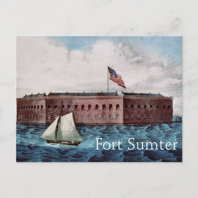 Cartão Postal Fort Sumter (Frente)