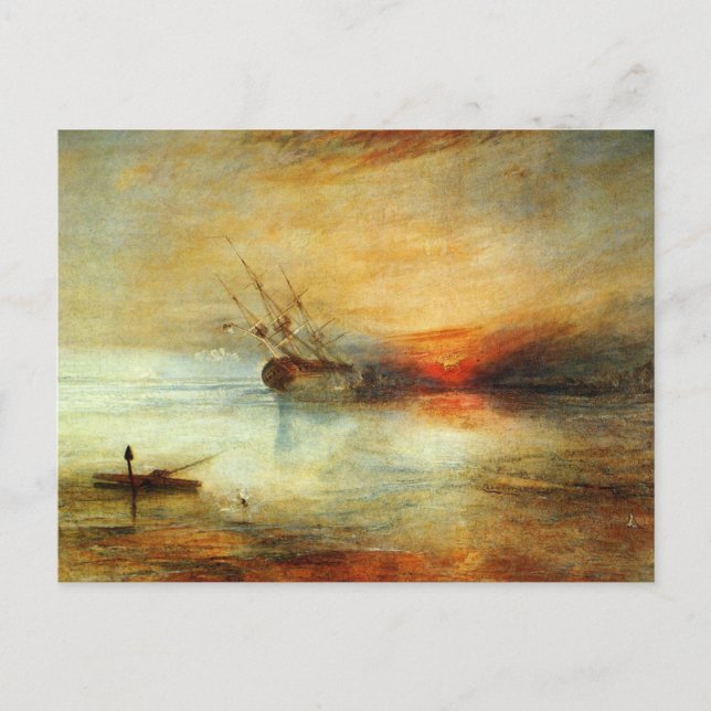 Cartão Postal Fort Vimieux por J.M.W. Turner (Frente)