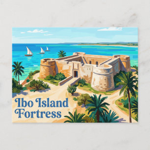 Cartão Postal Fortaleza da Ilha do Ibo Moçambique