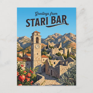 Cartão Postal Fortaleza do Antigo Bar Montenegro