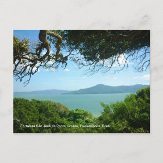 Cartão Postal Fortaleza São José, Florianópolis, Brasil.