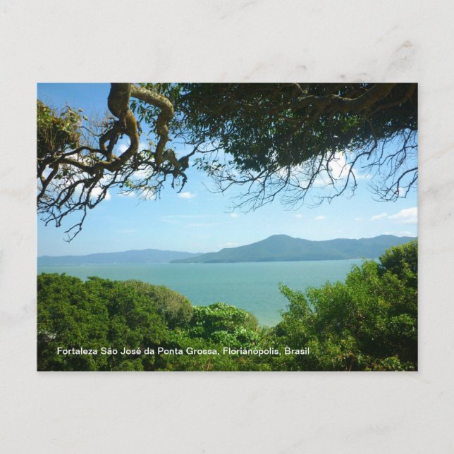 Cartão Postal Fortaleza São José, Florianópolis, Brasil. (Frente)