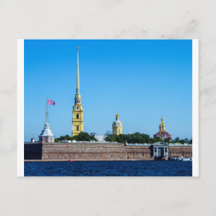 Cartão Postal Fortaleza St Petersburg Rússia de Peter e de Paul