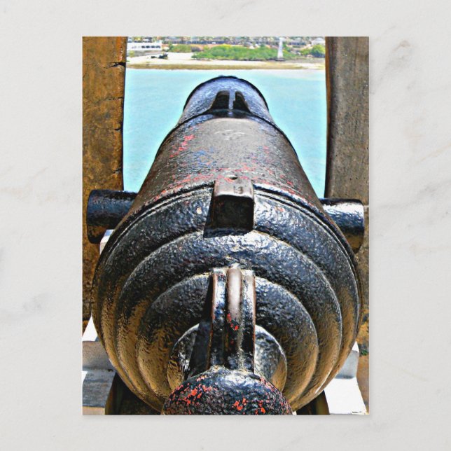 Cartão Postal Forte Jesus, Mombasa, Cânone do Quênia (Frente)