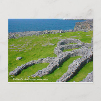 Cartão Postal Forte Negro, Inis Mor, Ilhas Aran, Irlanda