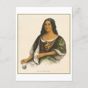 Cartão Postal Forte Série Mulheres #62: Pocahontas