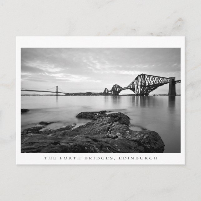 Cartão Postal Forth Bridges Poster (Frente)