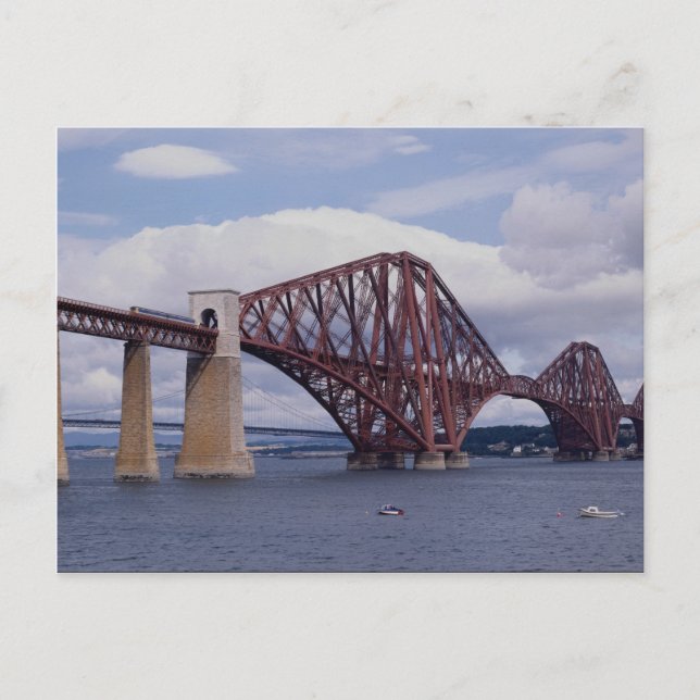 Cartão Postal Forth Rail Bridge, Escócia (Frente)