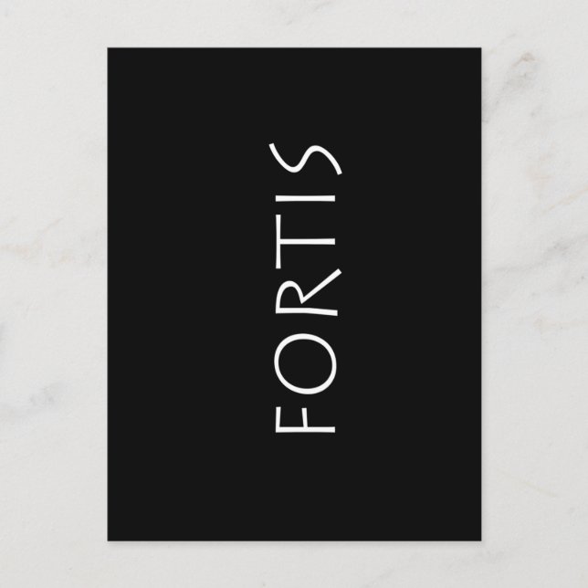 Cartão Postal Fortis (Frente)