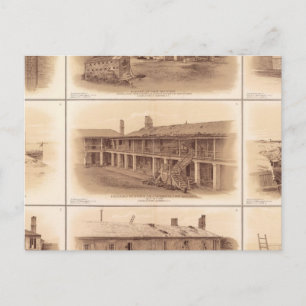 Cartão Postal Forts Sumter & Moultrie