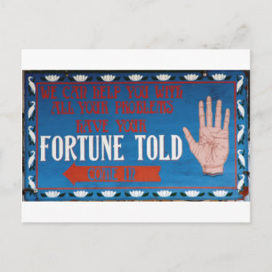 Cartão Postal Fortunes contados