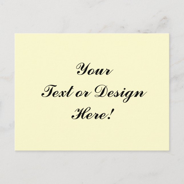 Cartão Postal Fosco de Assinatura Personalizada –  (Frente)