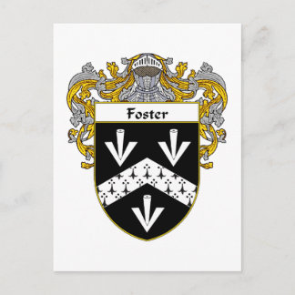 Cartão Postal Foster Casaco de Braços (Mantled)