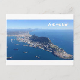 Cartão Postal Foto aérea de Gibraltar