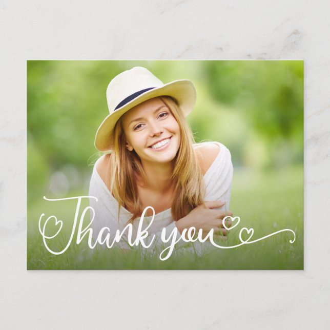 Cartão Postal Foto Agradecimento de The Graduate (Frente)