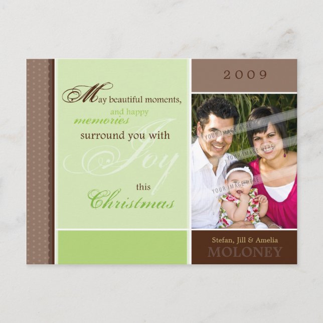 CARTÃO POSTAL FOTO: alegria inspiradora 3 (Frente)