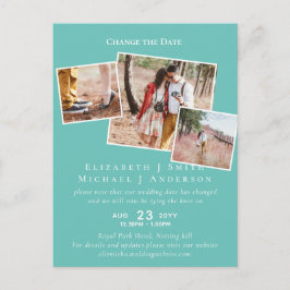 Cartão Postal FOTO Alterar os planos de data Adiando qualquer ev