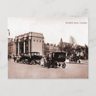 Cartão Postal Foto antiga de Londres em tons sépia de 1900