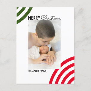 Cartão Postal Foto Arco-íris Feliz Natal