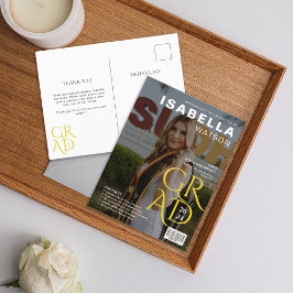 Cartão Postal Foto da Capa da Revista Anúncio de Formatura