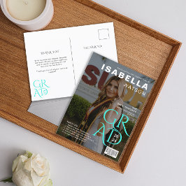 Cartão Postal Foto da Capa da Revista Anúncio de Formatura