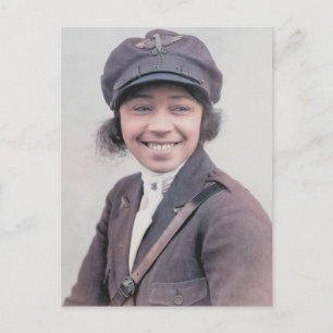 Cartão Postal Foto da cor Bessie Coleman