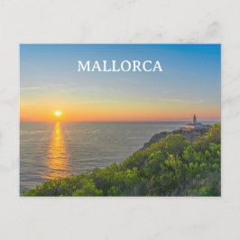 Cartão Postal Foto da Costa de Maiorca Espanha