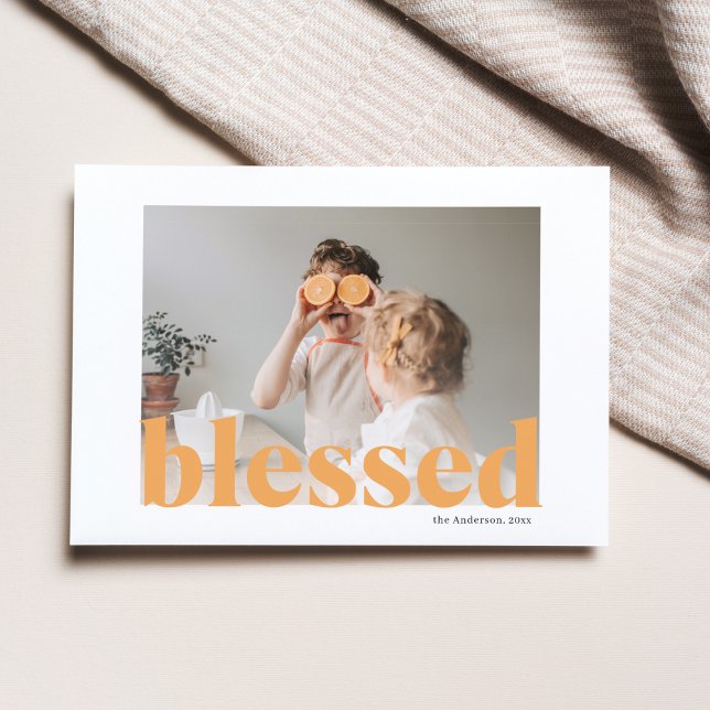 Cartão Postal Foto da família | Cartão-postal de Ação de Graças  (Criador carregado)