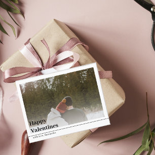 Cartão Postal Foto da família moderna Dias de os namorados fel