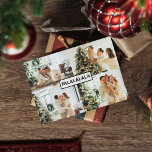 Cartão Postal Foto da Família Natal Quatro | Feriado de Falalala<br><div class="desc">Foto da Família Natal Quatro | Feriado de Falalala</div>
