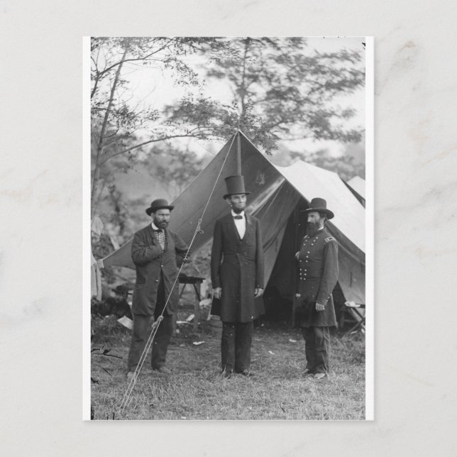 Cartão Postal Foto da Guerra Civil Circa 1862 (Frente)