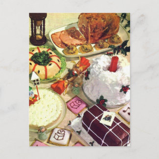 Cartão Postal Foto da Mesa de Janto de Natal