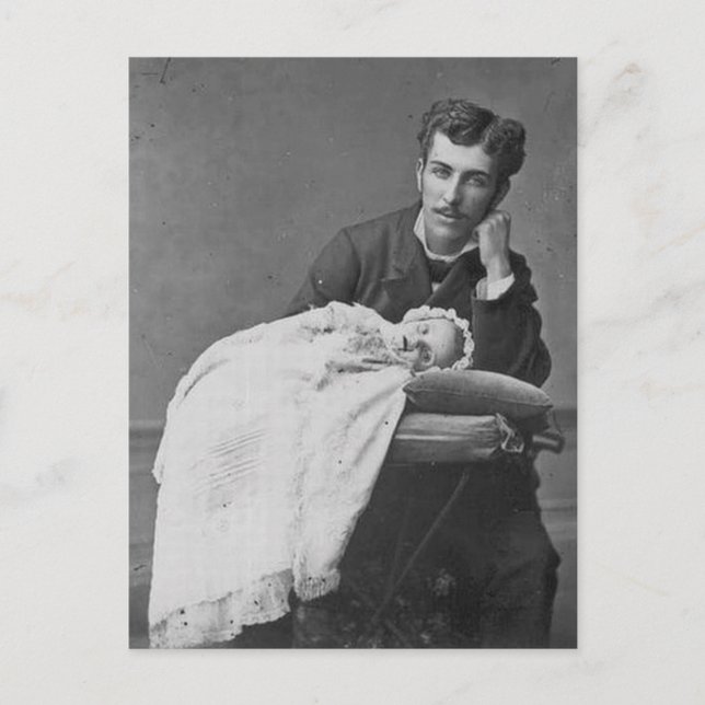 Cartão Postal Foto da Morte na Era Vitoriana (Frente)