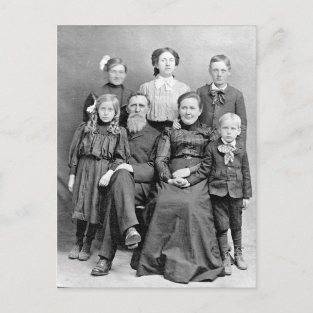 Cartão Postal Foto da Morte na Era Vitoriana (Frente)