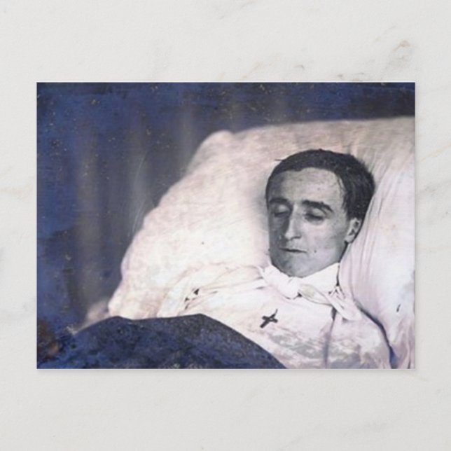 Cartão Postal Foto da Morte na Era Vitoriana (Frente)