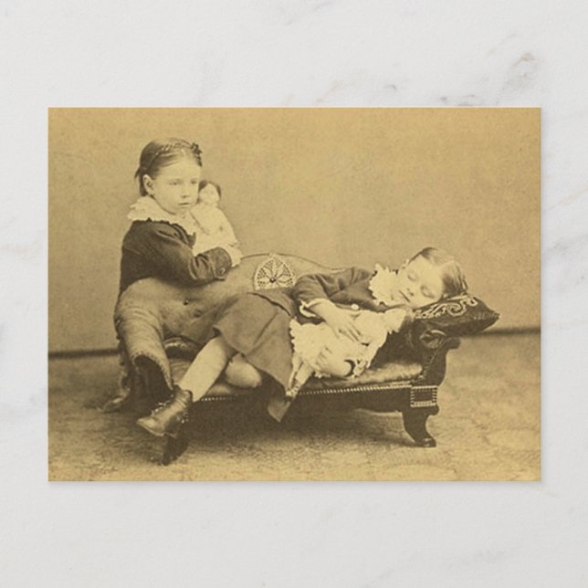 Cartão Postal Foto da Morte na Era Vitoriana (Frente)