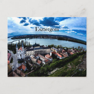 Cartão Postal Foto da paisagem de Esztergom
