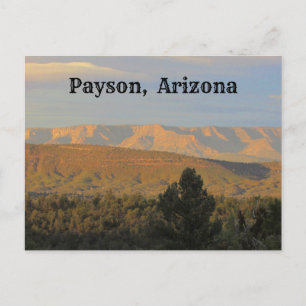 Cartão Postal Foto da paisagem de Payson Arizona Deserto do Nort